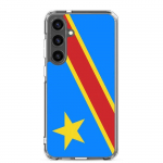 Coque T&eacute;l&eacute;phone &ndash; Samsung &ndash; Galaxy S24 Ultra &ndash; Drapeau RDC &ndash; Supp &ndash; Mitmev&auml;rviline