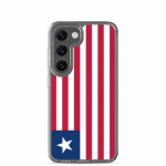 Coque T&eacute;l&eacute;phone Drapeau Libeeria &ndash; Samsung Galaxy S21 Plus