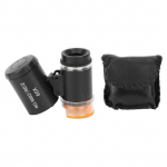 60X mini suurendusega luup kaasaskantav ehe sularaha luup detektor LED valgustasku mikrosc White