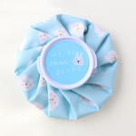 Reusable Hot Water Bottle Cute Water-filled Hand Warmer Hot Cold Compress Ice Pack Hot water Physiotherapy Bag for Period Pain sinine