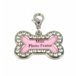 Lemmikloomade ID Silt Nimi Aadress Ripatsid Rhinestone Dog Puppy Anti-Lost Card Bone