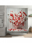 3D S&uuml;damega Du&scaron;ikardin | Romantiline ja Moodne Vannitoasisustus 90X180cm