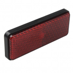 Minipeegel mootorratastele, Punane hoiatuspeegel mootorratastele, 3,3 x 1,4 x 0,4 Please refer to the description punane