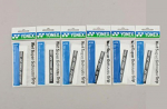 YONEX M&auml;rg Super Grip &Uuml;li&otilde;huke Teip, 6 tk Pakis, Valge, AC130-011-6SET valge
