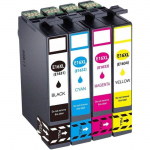 Pack de 4 Cartouches Compatibles EPSON 16 XL pour Imprimantes WorkForce