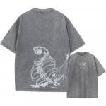 Tr&uuml;kitud Anime Attack on Titan Manga Pesitud T-s&auml;rk Streetwear Hip Hop Uudsus T-s&auml;rk Anime T-s&auml;rgid Topid L&uuml;hikeste varrukatega Street Unisex M
