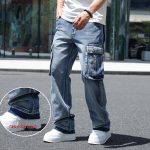 Meeste Ameerika stiilis laia s&auml;&auml;rega lahtised mitme taskuga t&ouml;&ouml;r&otilde;ivaste teksad 30