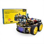 Keyestudio 4WD Multi BT Smart Car Arduino komplektile Robot Uuendatud V2.0 LED-ekraaniga Stem EDU / Scratch Programmeerimine DIY Robotauto Russian Federation