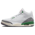 Air Jordan 3 Retro Lucky Green Naiste Tossud Valge Varsity-Punane Tsemendihall CK9246-136 35.5