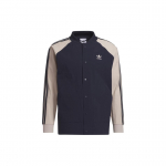Adidas Originals Triibulise Logotr&uuml;kiga N&ouml;&ouml;pidega Treeningjakk Meeste &Uuml;ler&otilde;ivad Legend-Ink-Blue IC5543 L