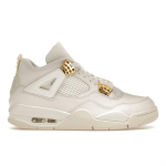 Air Jordan 4 Retro Metallic Gold Naiste Tossud Cream Sail Black AQ9129-170 36.5