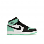 Air Jordan 1 Retro High OG GS Green Glow Laste tossud Valge Must FD1437-130 37.5
