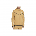 Nike Sportswear Tech Fleece t&auml;ispika lukuga kapuutsiga dressipluus Elementaalne kuld/Valge Meeste t&auml;navar&otilde;ivad CU4489-722 XXXL