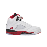 Air Jordan 5 Retro Fire Red 2025 Meeste tossud Valge Must HQ7978-101 41 white