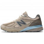 AURALEE x New Balance 990v4 Valmistatud USA-s London Fog Unisex Tossud Pruun T&uuml;rgikohvi Sinine-Shadow U990AR4 40