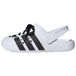 adidas Adilette Clog 2.0 Valge Must Paelad Unisex Tossud Pilvevalge S&uuml;simust Kuldne Metallik JR4027 38