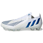 Adidas Predator Edge.1 L AG Pehme kunstmuru jalgpallisaapad Valge Sinine Meeste Jalgpallisaapad GW3656 40