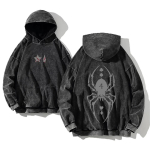2024 Anime Hunter X Hunter Pesitud Kapuutsikad Manga Tr&uuml;kitud Kapuutsikad Meestele Harajuku Pullover Sisaldab Puuvilla Dressipluusid R&otilde;ivad L gray