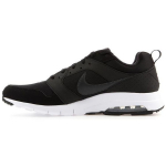 Nike Air Max Motion Comfort Kangas S&uuml;nteetiline Nahk Madal L&otilde;ige &Otilde;hkpadjaga Jooksujalatsid Meeste toss Must Valge 819798-001 42.5