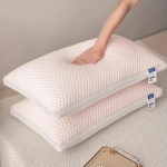 Suvine jahutav uba jahutav tunne j&auml;&auml;siidist kaelapadi lastele ja t&auml;iskasvanutele &uuml;hiselamu massaažipadi s&uuml;damik lukuga Hulgim&uuml;&uuml;k Low Pillow 1pcs roosa