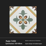 400x400 Roheline Prantsuse Retro V&auml;ikese &Otilde;ie Keraamiline Plaat K&ouml;&ouml;ki, Vannituppa, R&otilde;dule ja P&otilde;randale 400*400