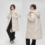 Naiste talveparka kapuutsiga jakid, paksud, soojad, puuvillase polsterdatud puhvermantlid vabaaja pikad parkad riided lahtised &uuml;ler&otilde;ivad XXXL roheline