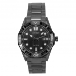 Citizen Brycen roostevabast terasest musta sihverplaadiga Eco-Drive AW1855-52E 100M meeste k&auml;ekell must