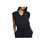 Nike Sportswear Phoenix Fleece Mugav Pehme L&otilde;tv Varrukateta T-s&auml;rk Naiste topid Must FV6317-010 S