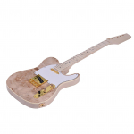 L&otilde;petamata elektrikitarri isetegemise komplekt Basswood Body Burl Surface vahtrapuust kael ja s&otilde;rmelaud