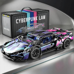 Tehniline v&otilde;idus&otilde;idusportauto mudel ehitusklotsid linn mehaaniline kiirus s&otilde;iduk superauto klots pusle m&auml;nguasjad lapsele t&auml;iskasvanule kingitus With box