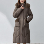 Varrukad Eemaldatavad Mood Naiste Parkad Talv Pikad Mantlid Kapuutsiga Kunstkarusnahast Krae Paks Soe &Uuml;ler&otilde;ivas Naiste Jakid 3XL