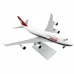 Suveniir Lennukim&auml;nguasi Swiss Air B747 Lennuk Swiss Airways Mudellennuk N&auml;itus Vaik 1/250 M&otilde;&otilde;tkava 30CM Lennukimudel Lennuk Dekoratsioon valge/punane