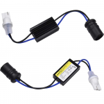 YUNPICAR T10 W5W Hoiatuslamp Hoiatuslamp sisseehitatud hoiatuskustutiga, Kiilsokkel, , 2 tk (t10 Pirn-V&auml;ljas Hoiatuslamp) t10 bulb out warning light