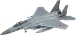 Fine Molds 1/72 Reaktiiivlennukite seeria JASDF F-15J H&auml;vitaja J-MSIP (koos Piloodiga) Plastikmudel FF02 (Lennuk)