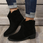 Talvised Klassikalised Chelsea Saapad Naistele Ehtsast Suede Terava Ninaga Kiilkontsaga Pahkluusaapad Lihtsad Mugavad Cowboy Saapad Naistele 36 brown