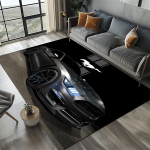 3D F-Ford Mustang v&otilde;idus&otilde;iduauto mootorratta vaip elutuppa, magamistuppa, kodu diivani kaunistamiseks, lasteala vaip libisemiskindel p&otilde;randamatt 60*90cm