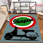 V-Vespa M0t0 3D Prinditud Vaip elutuppa, magamistuppa, esikusse, pikk ribakujuline libisemisvastane pehme ala vaip, diivani uksematt, kodu sisustuse matt 40x60cm (16x24in)