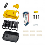 1 komplekt Li-Ion plastist akukarp DeWalt 20V DCB201 DCB203 DCB204 DCB200 elektrit&ouml;&ouml;riista aku korpuse asendus United States