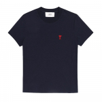 Ami Bfuts035 724 430 Ami De Coeur V&auml;ike S&uuml;damekujuline Logo Avalik L&uuml;hikeste Varrukatega T-s&auml;rk BFUTS035 724 430 (XS)