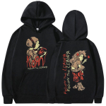 Korn Follow The Leader Walkman Kapuutsiga S&auml;rk Metall Gootika Roki B&auml;ndi Kapuutsiga Dressipluusid Meeste Riided Mood Vintage &Uuml;le suuruse Kapuutsiga Pulloverid 3XL black
