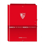 Classeur - S-ville - Rouge - Couverture rigide - 26x33,5 cm - A4 avec anneaux punane