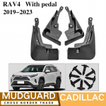 Auto poritiibade porilapid Toyota RAV4 -2023 Hybrid XA50 2022 pritsmekaitsed porilapid eesmised tagumised porilauad Auto With pedal