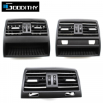 Chromed Rear Air Conditioner Back AC Vent Grille Panel With heating button hole For BMW 5 Series F10 F11 F18 520 523 Rear Panel B