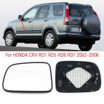 HONDA CR-V CRV RD1 RD5 RD6 RD7 2002-2006 auto v&auml;limise tiiva ukse k&uuml;lgmise tahavaate peegli klaasile, soojendusega soojendusega 1pc left