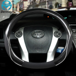 for Toyota Prius 30 20 V Prius C Plus Plug-in Prime XW10 XW20 XW30 XW50 2001~2022 Car Steering Wheel Cover Auto Accessories C-Yellow