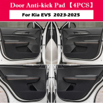 Kia EV5 2024 2025 Autoukse l&ouml;&ouml;givastane kaitsepadi Nahast kleebis Kindalaeka kile Mustusevastane kaitse Siseviimistluse tarvikud 4 PCS For Black