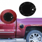 Must k&uuml;tuseluugi paagi gaasipistiku katte viimistlus Chevy Silverado GMC Sierra 2014-2018 jaoks