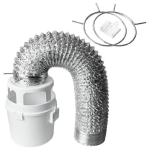 3-in-1 siseruumide kuivati ventilatsioonikomplekt koos kuivati kiudude kogujaga, veefiltri &auml;mbriga, kuivati ventilatsioonivoolikuga, elektrilise kuivati tarvikutega 1