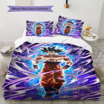 Dragon Ball Super Muster Voodipesu, Tekikomplekt Tekikate Padjap&uuml;&uuml;r Kodu S&uuml;nnip&auml;evakingitus (1 * tekikott + 2 * padjap&uuml;&uuml;ri, ilma s&uuml;damikuta) 135x200cm