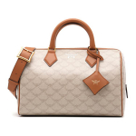MCM k&otilde;ikjal prinditud disain Eemaldatav reguleeritav &otilde;larihm Nahast Boston kott K&auml;ekott Keskmine Naiste k&auml;ekotid Beež MWBESEA07I9001 Basic Set (Bag+Dust Bag)